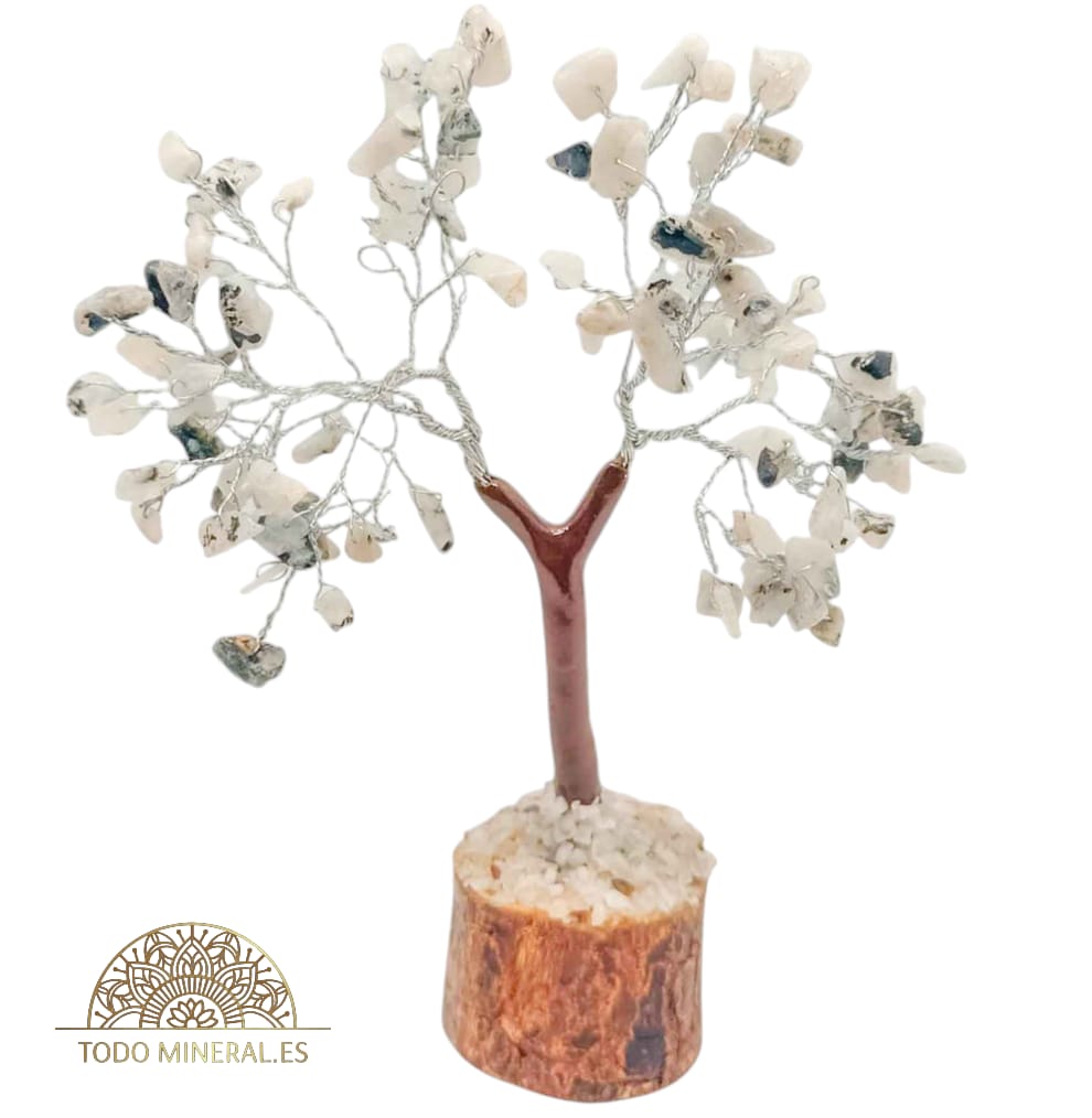 Arbol Mineral 100 Piedras De Chips 10 Cms Aprox - TODOMINERAL