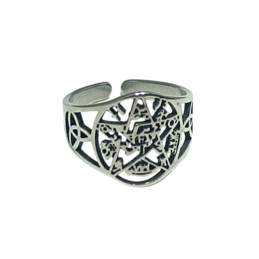 Anillo Adaptable de Acero Tetragramatón – Elige Tono TODOMINERAL