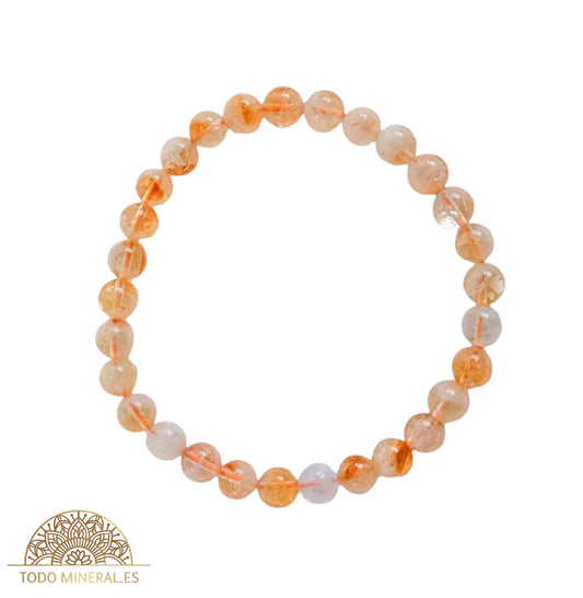 Pulsera Piedra Natural Piedra Citrino 6 mm - TODOMINERAL