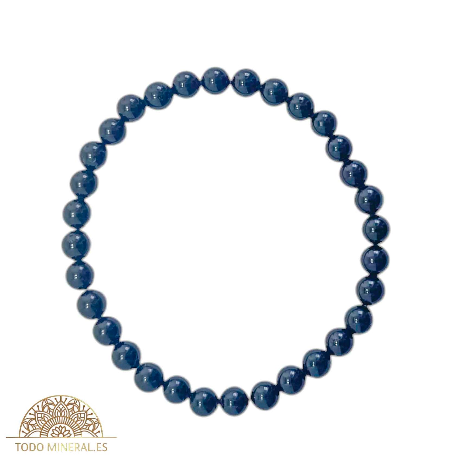 Pulsera Piedra Natural Piedra Turmalina 6 mm - TODOMINERAL