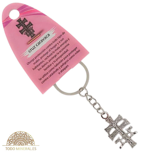 Llavero Metal Cruz Caravaca - TODOMINERAL