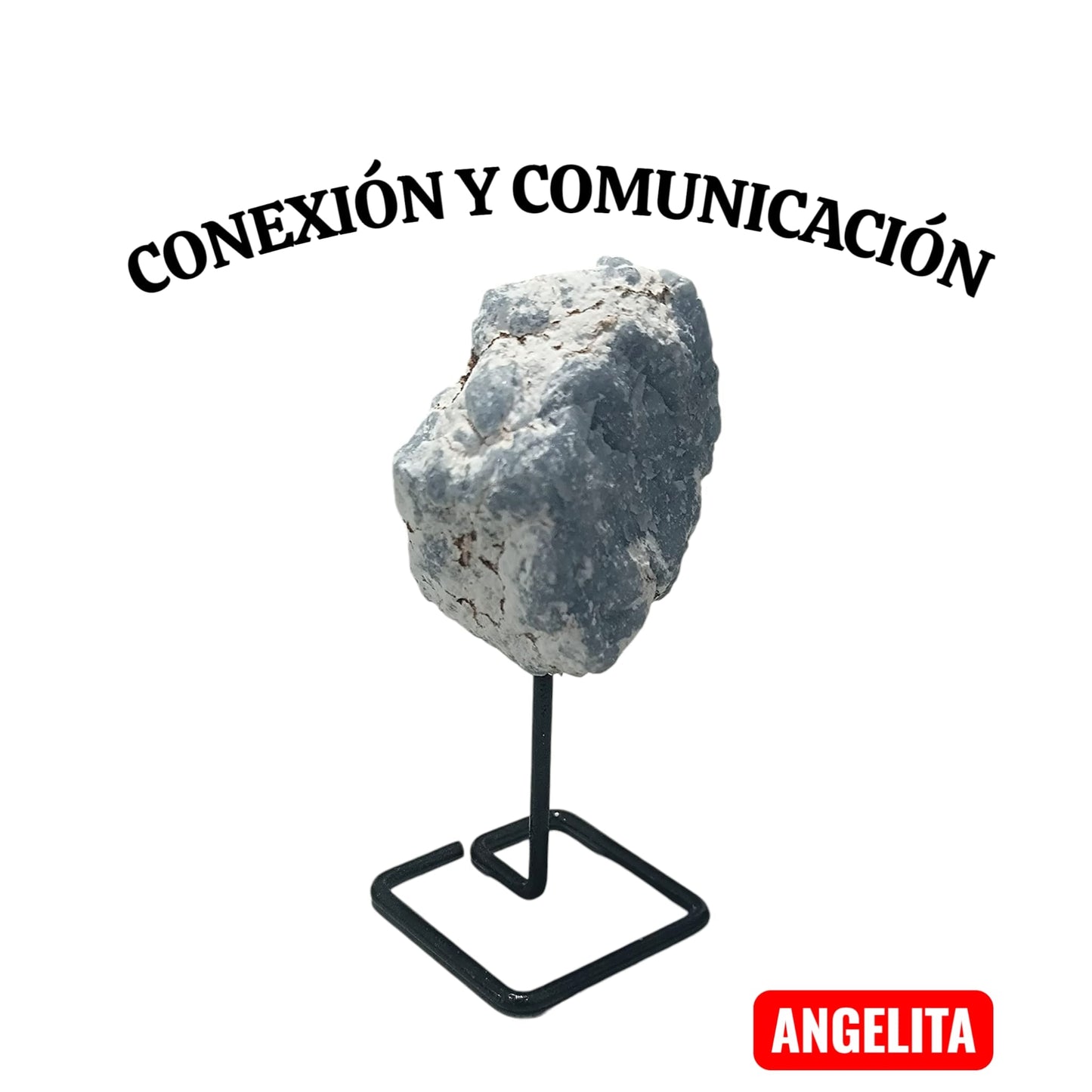 Piedra Natural En Bruto En Base Metal De 8 A 9 Cms Aprox (ELIGE LA TUYA) TODOMINERAL