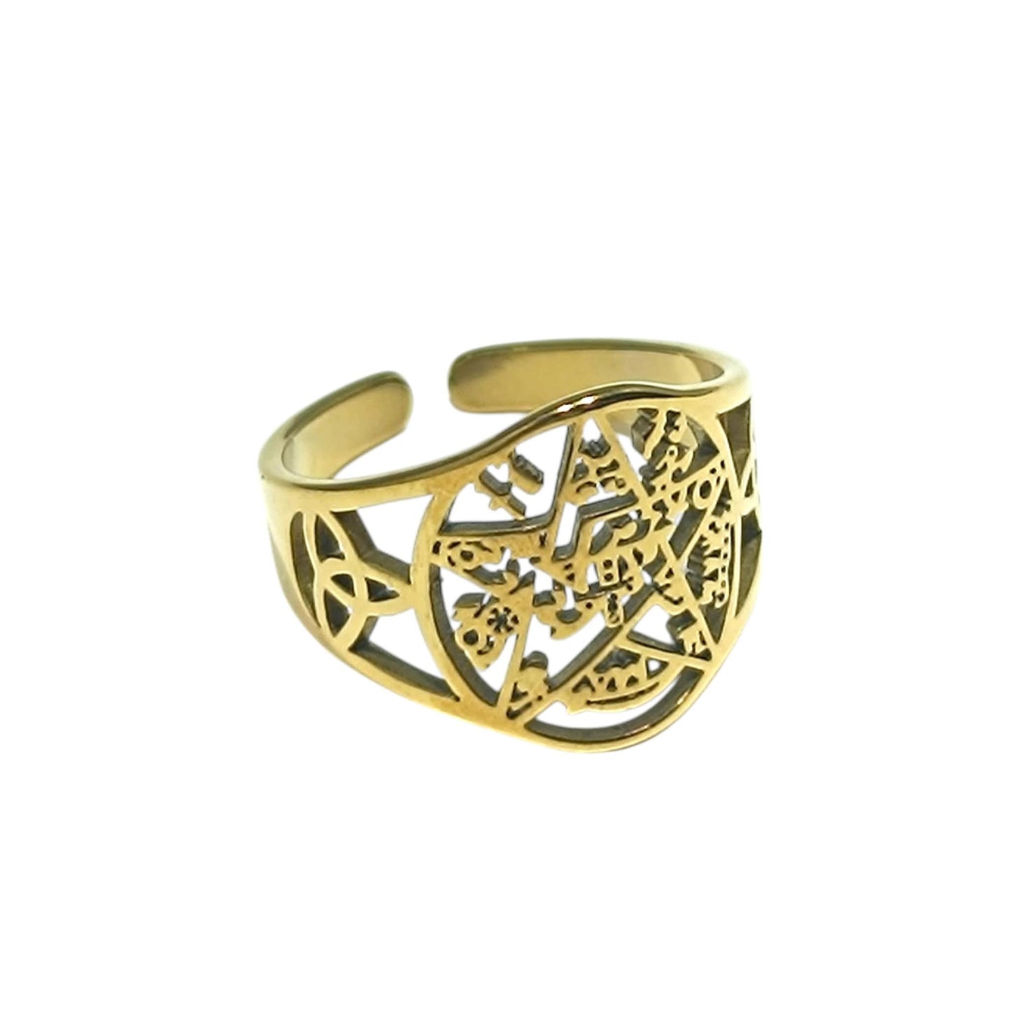 Anillo Adaptable de Acero Tetragramatón – Elige Tono TODOMINERAL