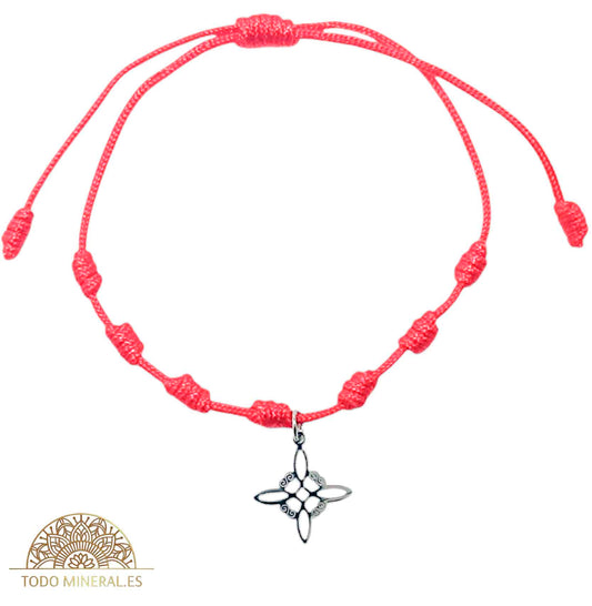 Pulsera 7 Nudos Ajustable Con Dije Nudo De Bruja - TODOMINERAL