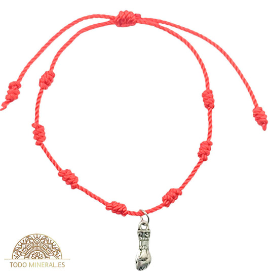 Pulsera 7 Nudos Ajustable Con Dije Figa - TODOMINERAL