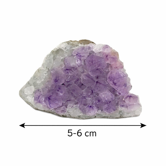 Piedra Natural Drusa Amatista En Bruto ( Elige tamaño ) (Se envía una pieza aleatoria dentro del tamaño seleccionado) TODOMINERAL