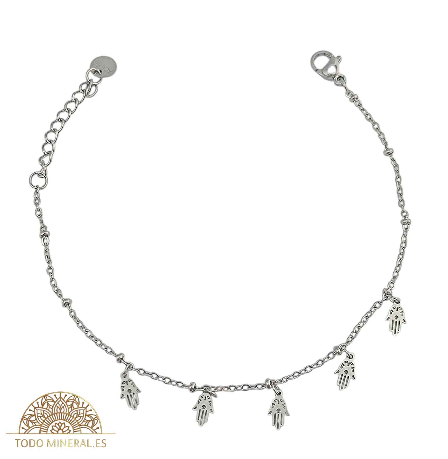 Pulsera Acero Con Dijes Mano De Fátima PULSERA ACERO