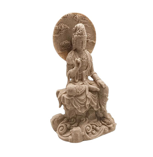 Figura En Resina Quan Ying 19x10 Cms