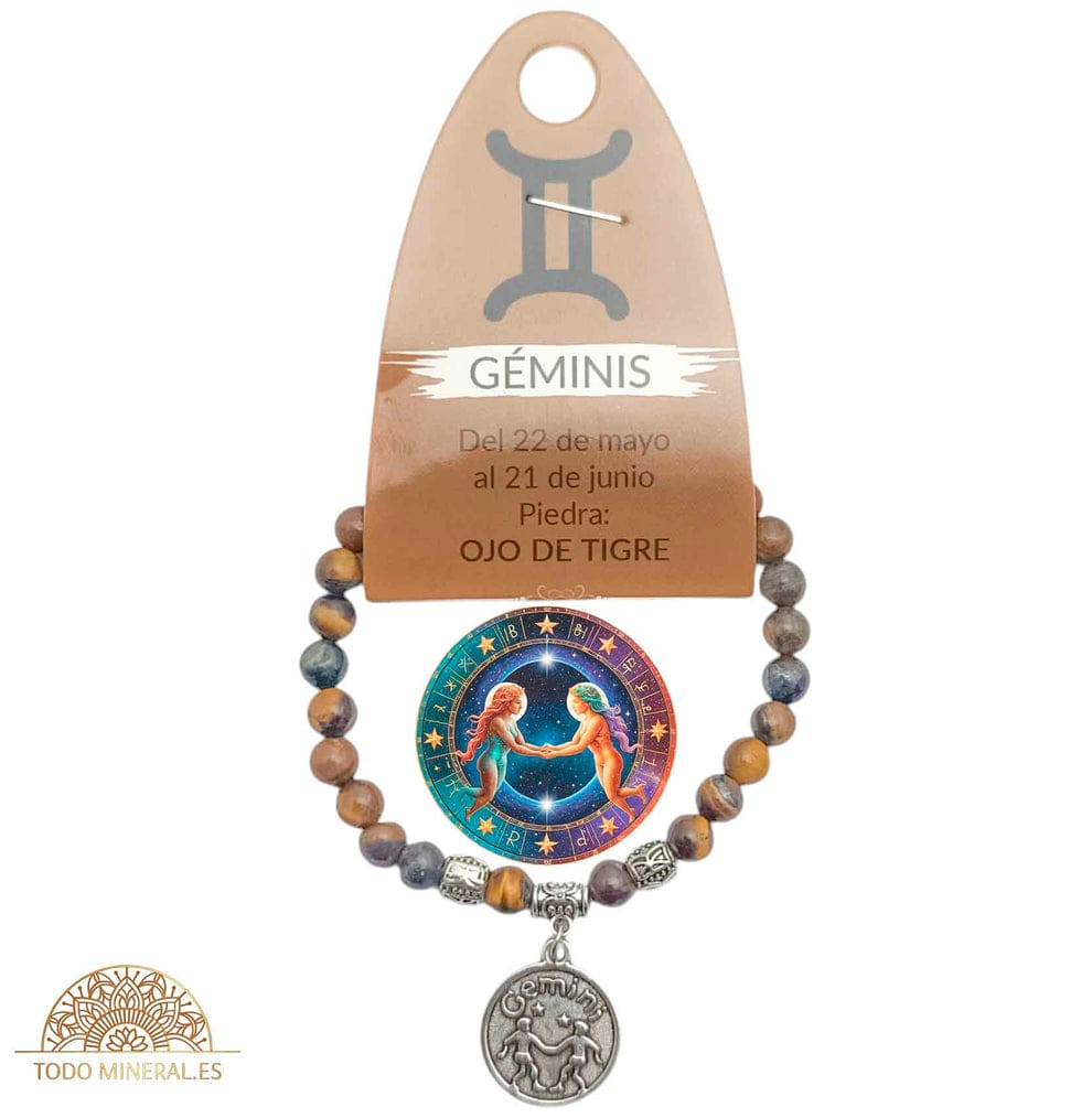 Pulsera Horóscopo Piscis Piedra 6 mm ELIGE TU HOROSCOPO PULSERAS MINERALES