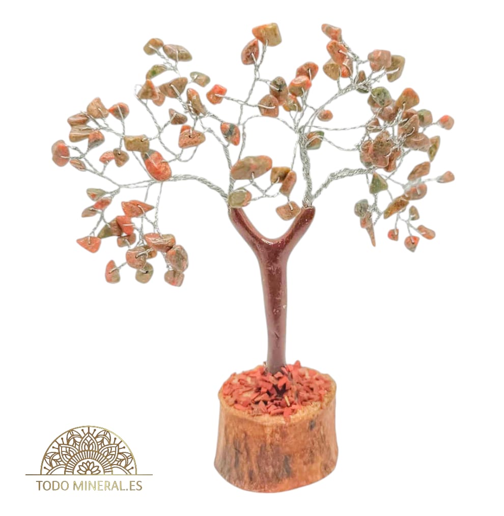 Arbol Mineral 100 Piedras De Chips 10 Cms Aprox - TODOMINERAL