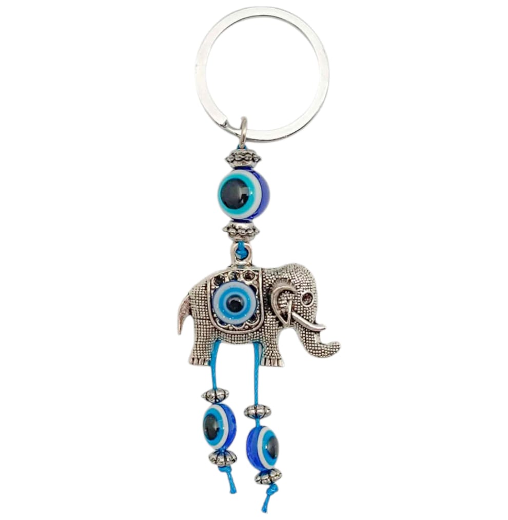 Llavero Metal Ojo Turco Elefante - TODOMINERAL