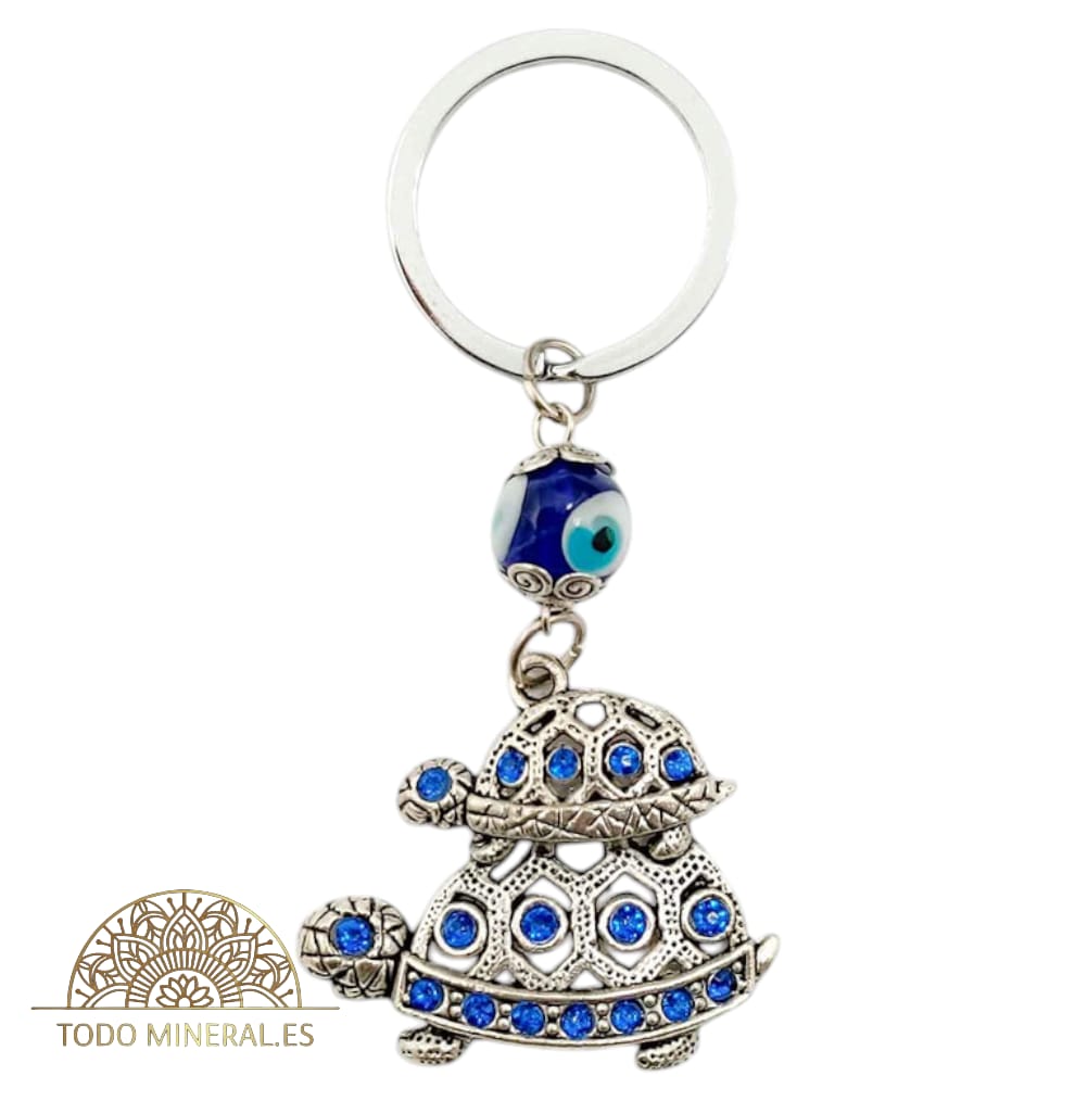 Llavero Metal Ojo Turco Tortuga TODOMINERAL