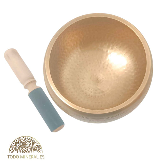 Cuenco Tibetano 5 Metales Martilleado 16 Cms (Incluye Mazo) TODOMINERAL