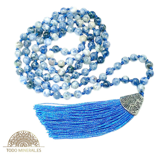 Japa Mala 108 Cuentas 6 mm Piedra Sodalita TODOMINERAL