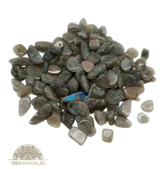 100 Gramos Chips Piedra Natural Labradorita 2-5 mm 111401053-22 TODOMINERAL