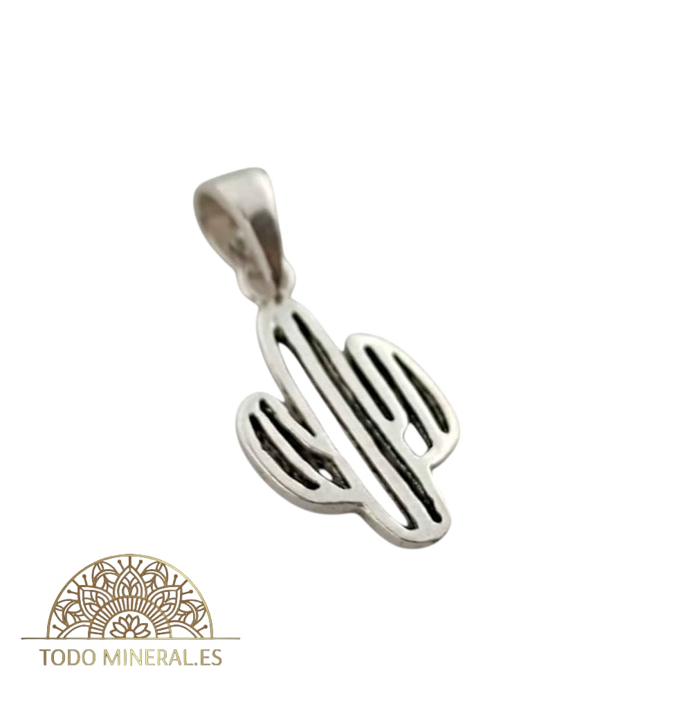 Colgante De Plata 925 Cactus 12 mm 55830 TODOMINERAL