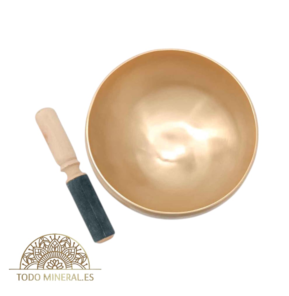 Cuenco Tibetano 7 Metales Modelo Alta Calidad 17 Cms (Incluye Mazo) Puedes Pedir Video Por Wasap TODOMINERAL