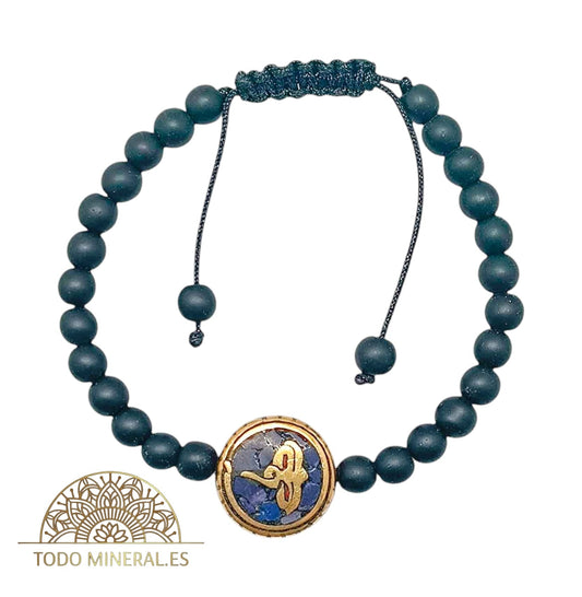 Pulsera Tibetana Ajustable Shaligram 6 mm 600402928 TODOMINERAL