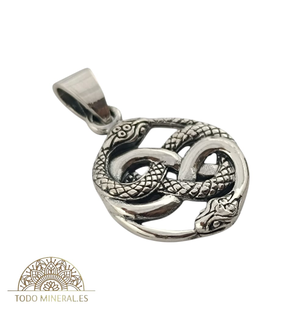 Colgante De Plata 925 Auryn Ouroboros 17 mm 50511 TODOMINERAL