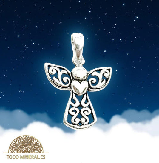 Colgante De Plata 925 Ángel 18 mm 500301339 TODOMINERAL