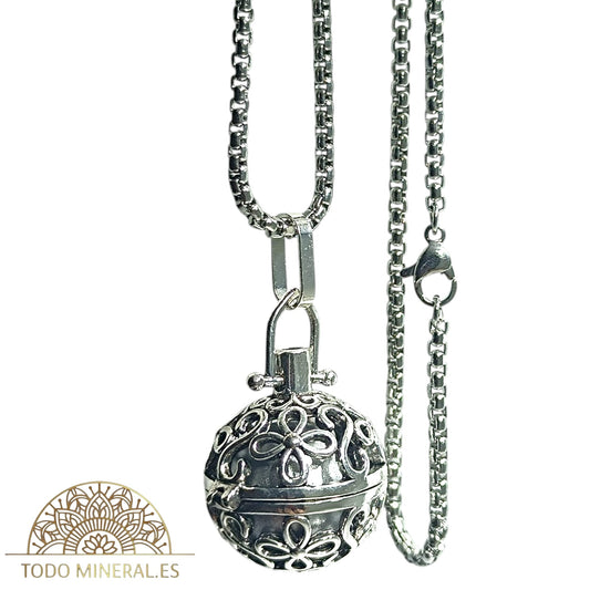 Llamador De Ángel Metal Con Cadena Acero 70 Cms 60928-26 LLAMADORES DE ANGELES