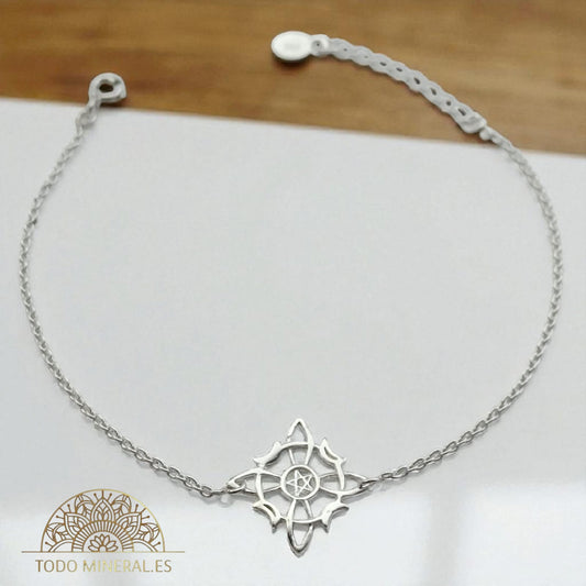 Pulsera Plata 925 Nudo De Brujas 18 Cms 500203534-01 TODOMINERAL