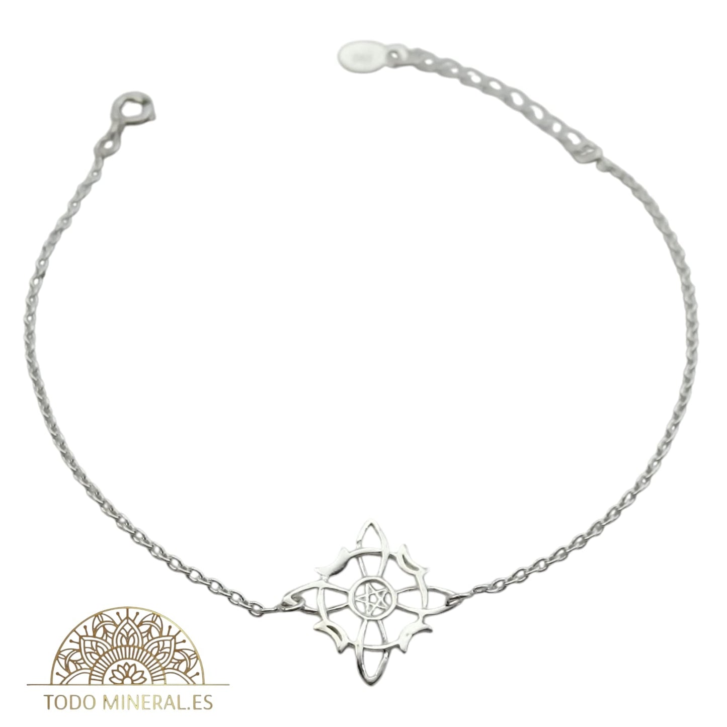 Pulsera Plata 925 Nudo De Brujas 18 Cms 500203534-01 TODOMINERAL