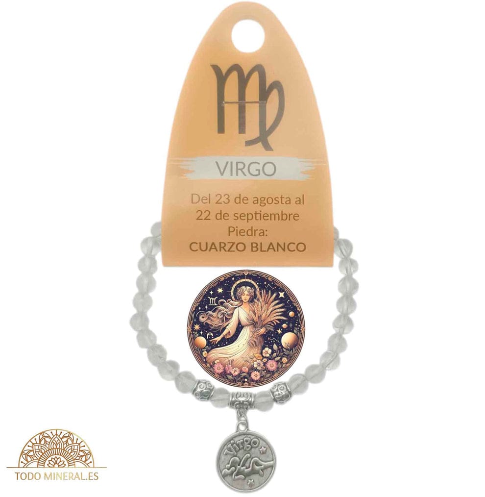Pulsera Horóscopo Piscis Piedra 6 mm PULSERAS MINERALES