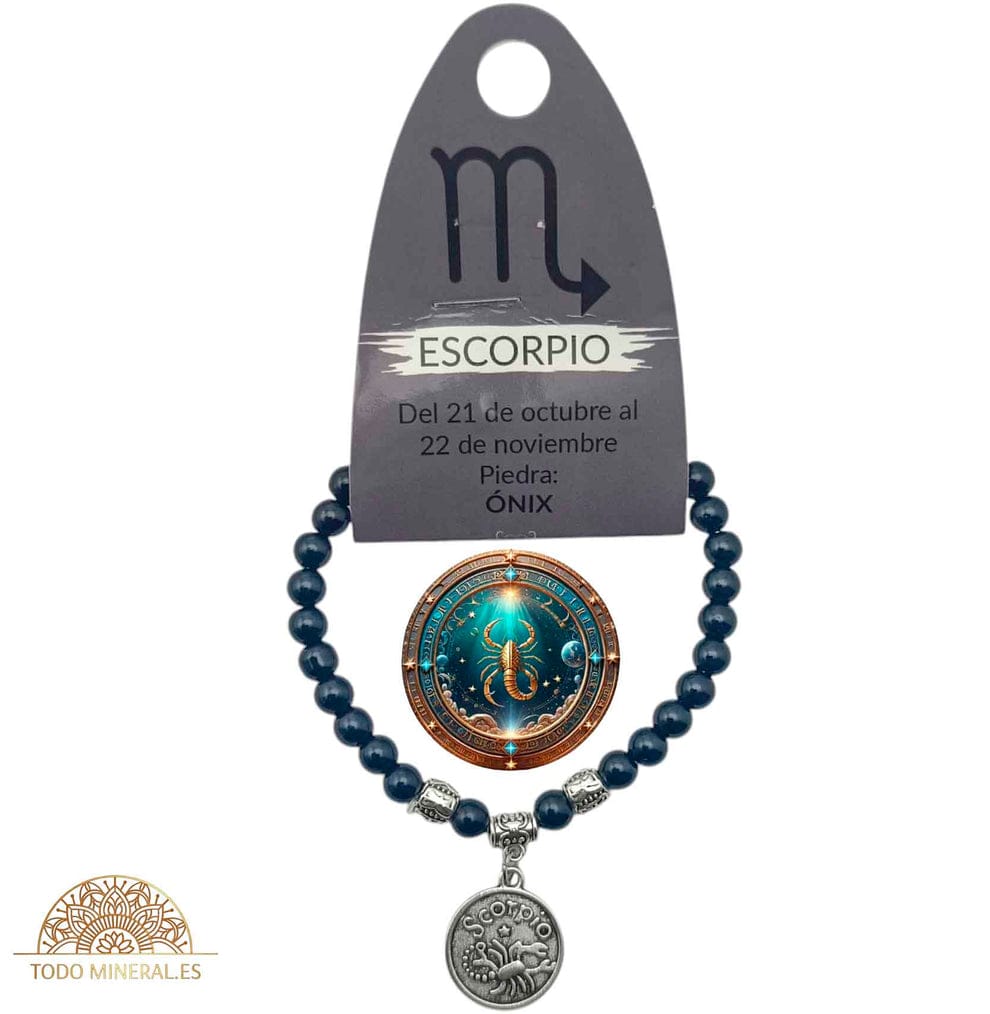Pulsera Horóscopo Piscis Piedra 6 mm PULSERAS MINERALES