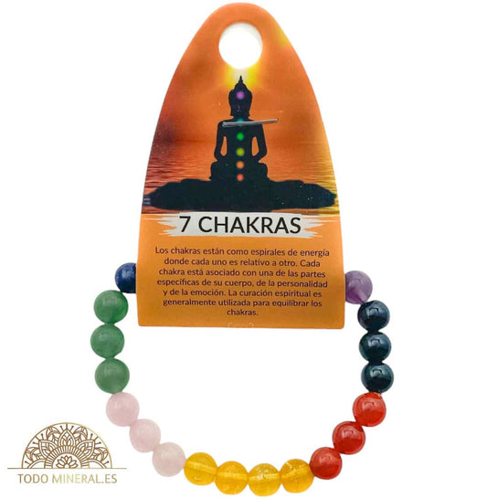 Pulsera Combinada Piedra Natural 7 Chakra PULSERAS MINERALES
