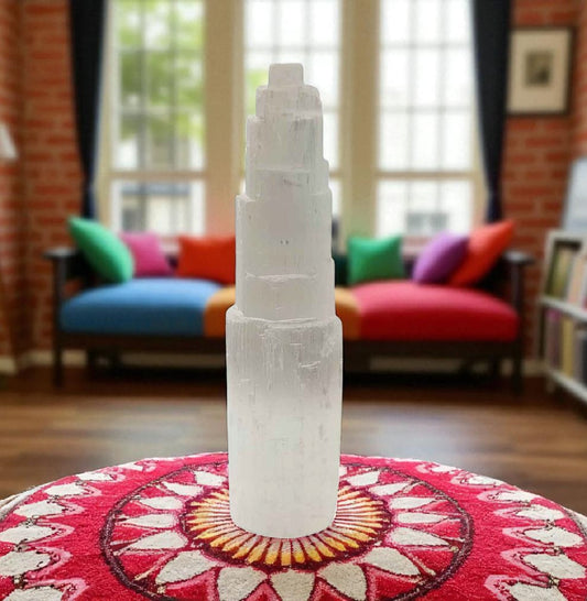 Monolito Selenita 20 Cms Para Limpieza Energética TODOMINERAL