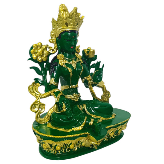 Figura Resina Tara Verde 19x16 Cms Aprox FIGURAS