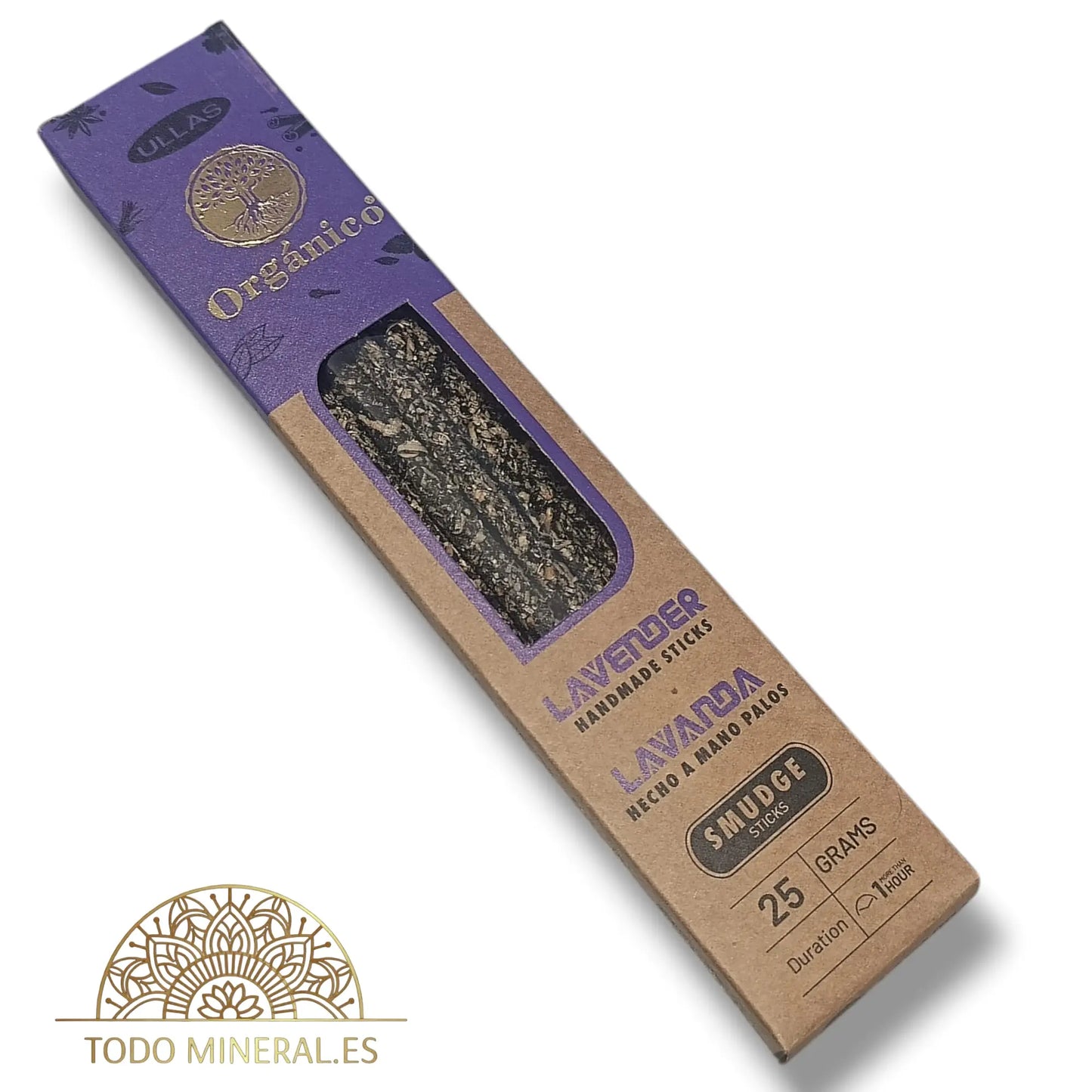 Paquete 25 Gramos De Incienso Marca Ullas Lavanda. - TODOMINERAL