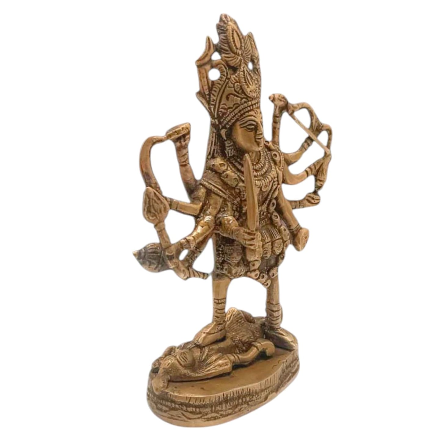 Figura Kali De Metal Laton 19x12 Cms Aprox y 1000 gramos aproximadamente TODOMINERAL