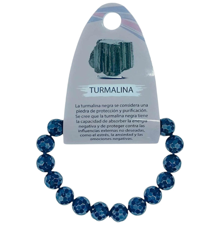Pulsera Piedra Natural Turmalina ELIGE TAMAÑO Y MODELO PULSERAS MINERALES