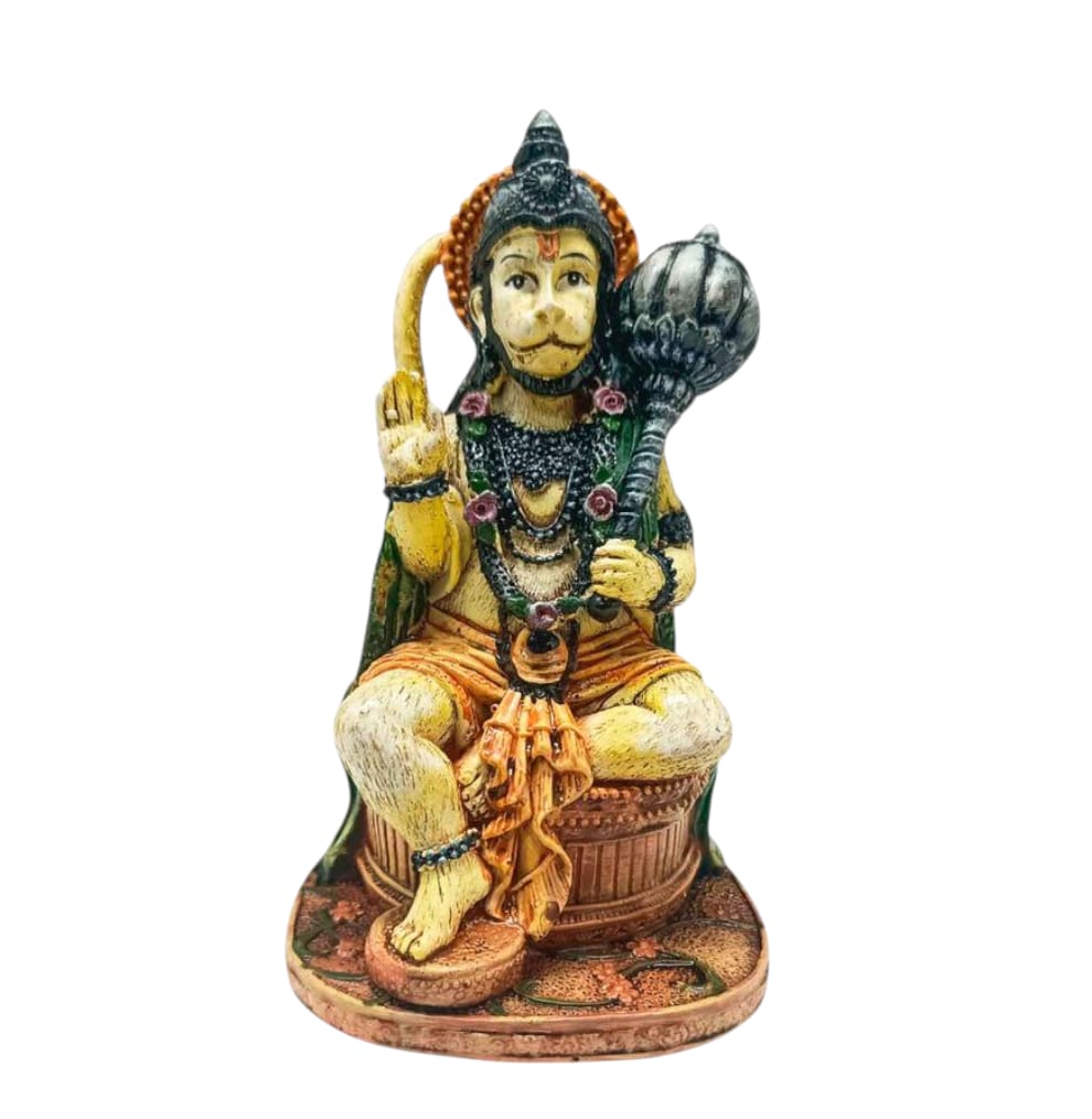 Figura En Resina Hanuman 14 Cms
