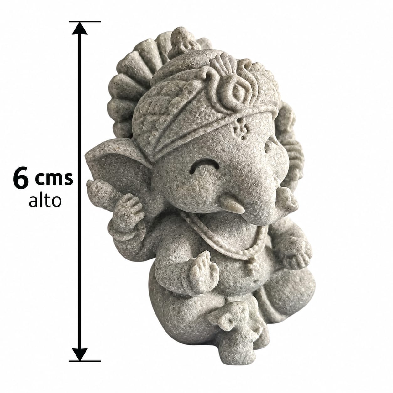 Figura En Resina Bebe Ganesha 6 Cms TODOMINERAL