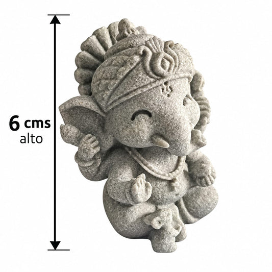 Figura En Resina Bebe Ganesha 6 Cms TODOMINERAL