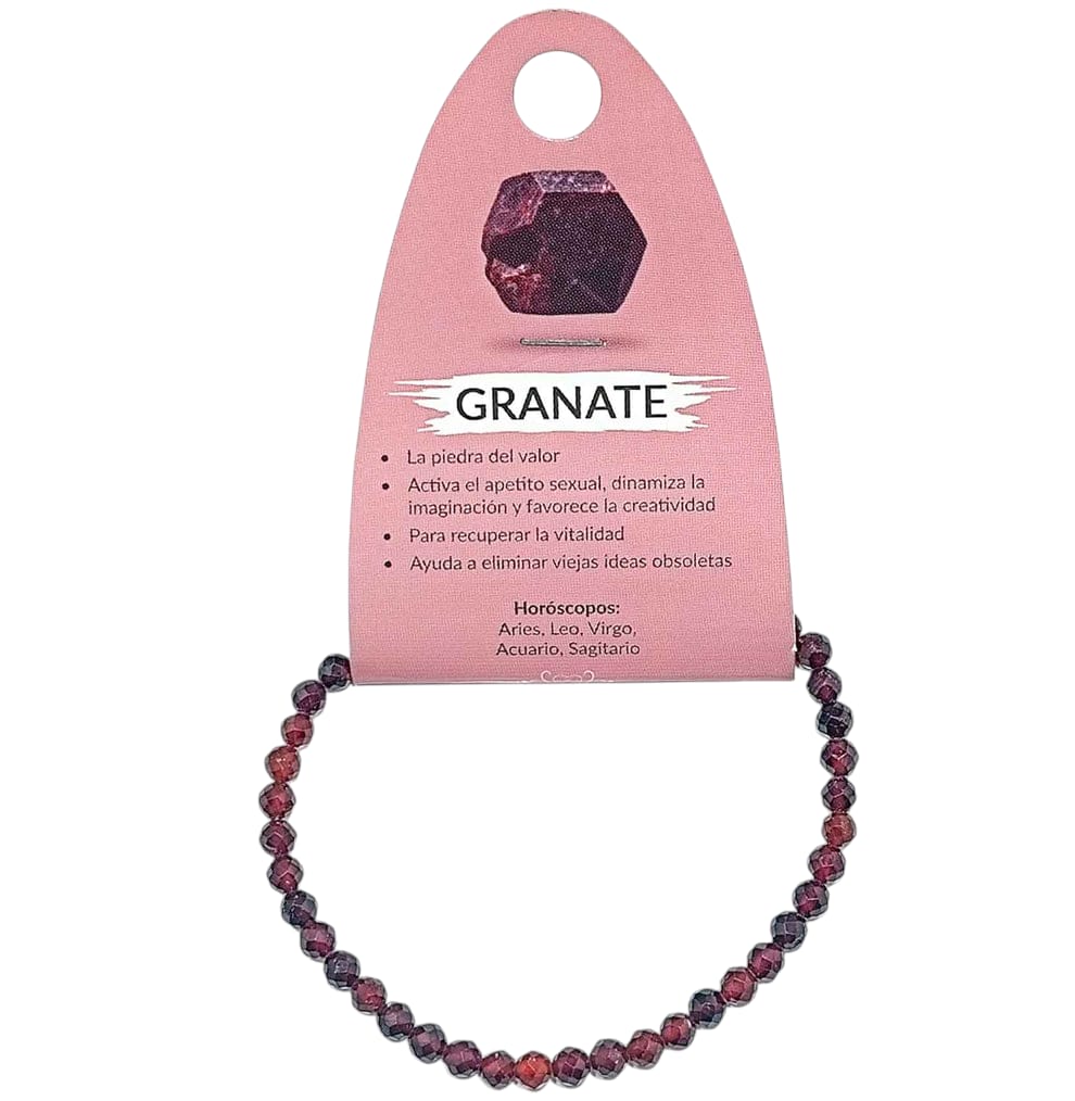 Pulsera Facetada Piedra Natural Elige La Que Mas Te Llame TODOMINERAL