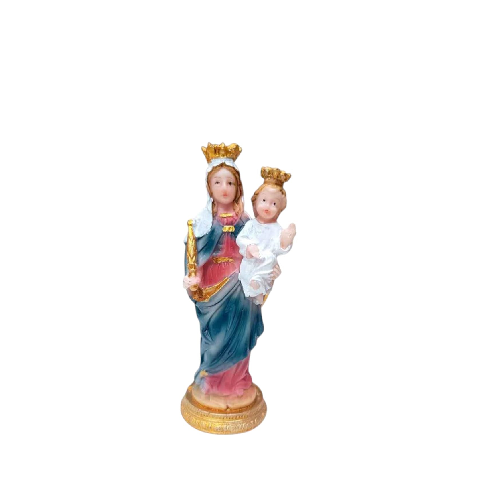 Figura En Resina Virgen Auxiliadora (ELIGE TAMAÑO) TODOMINERAL