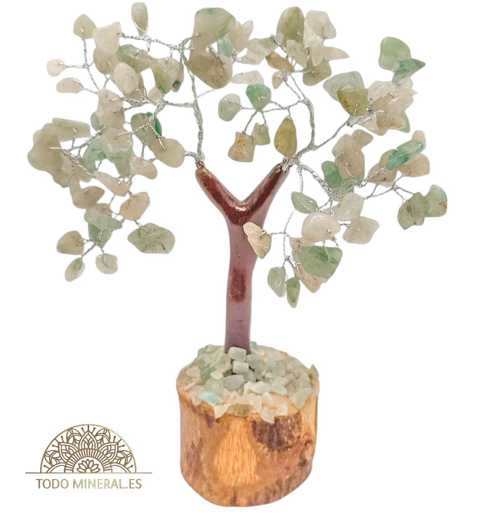 Arbol Mineral 100 Piedras De Chips 10  Cms Aprox - TODOMINERAL