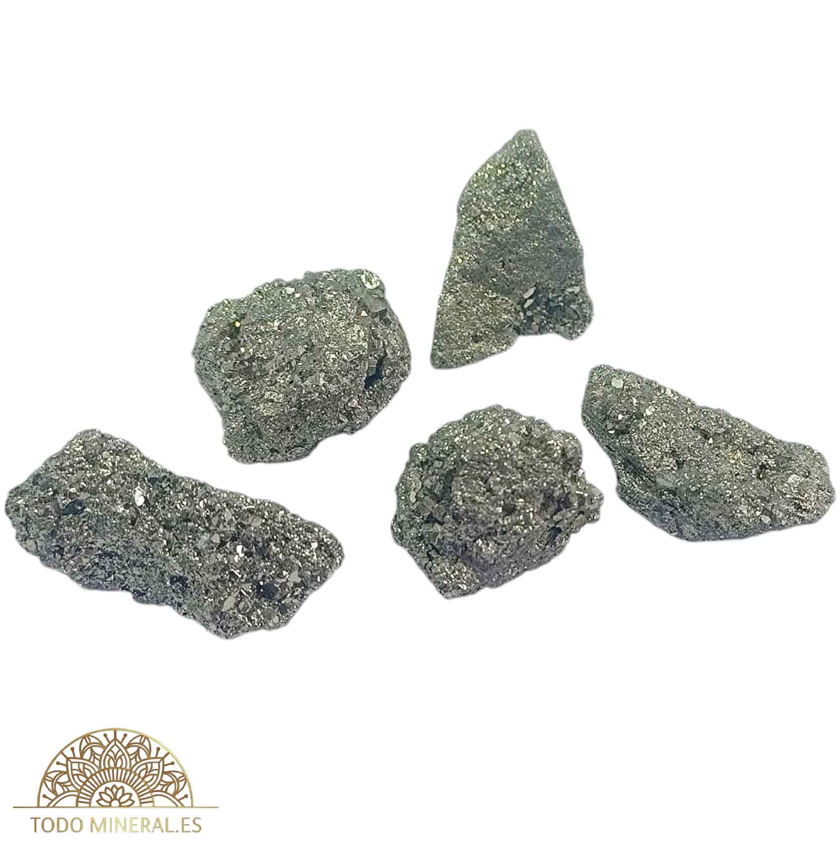 Mineral Pirita Chispa De Perú 4 a 5 Cms Y Peso Aprox De 50 a 70 Gramos   (EL PRECIO ES POR UNIDAD) - TODOMINERAL