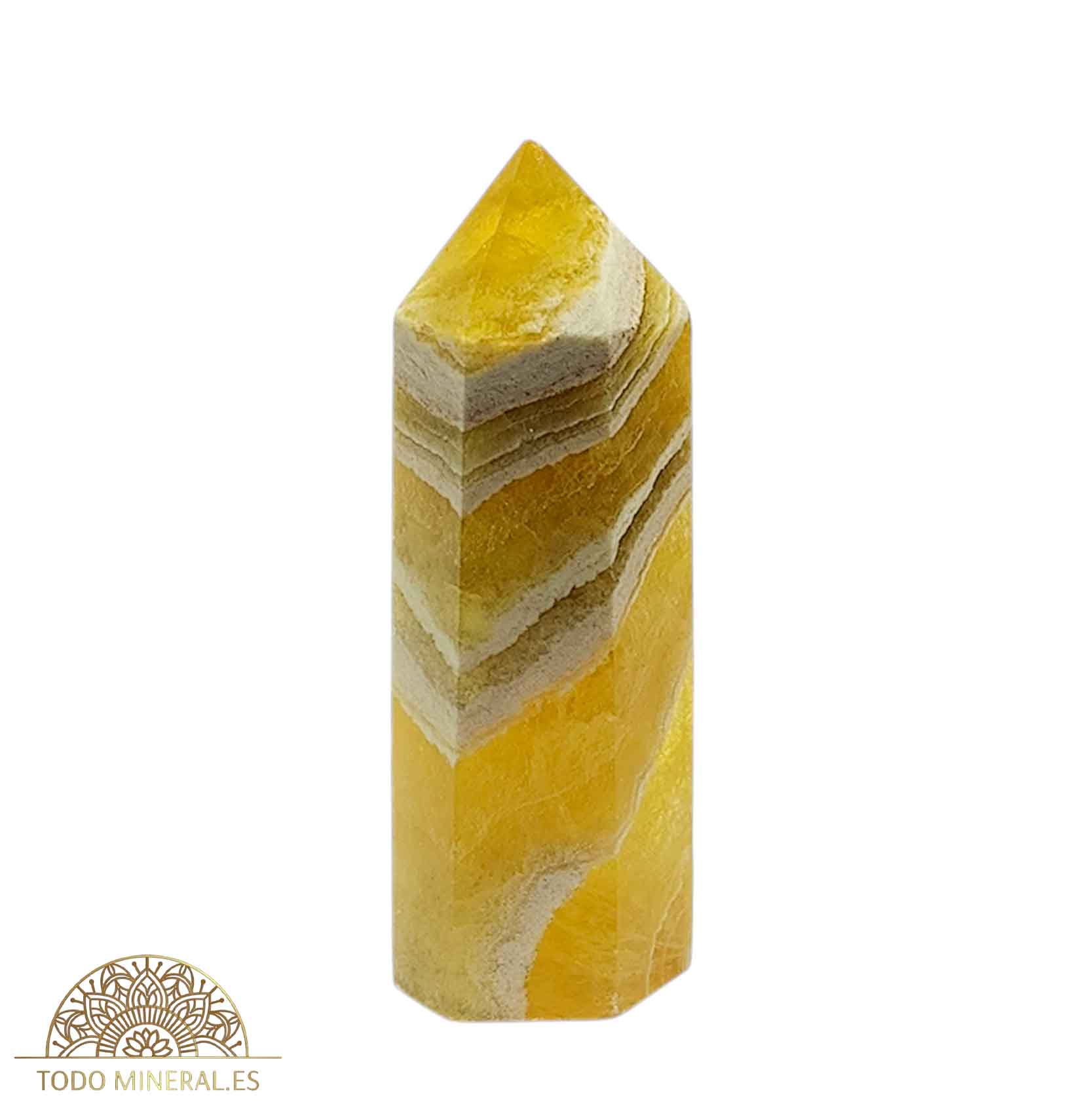 Obelisco Mineral Calcita 7,5 Cms Aprox 0,086 Gramos Aprox OBELISCO MINERAL