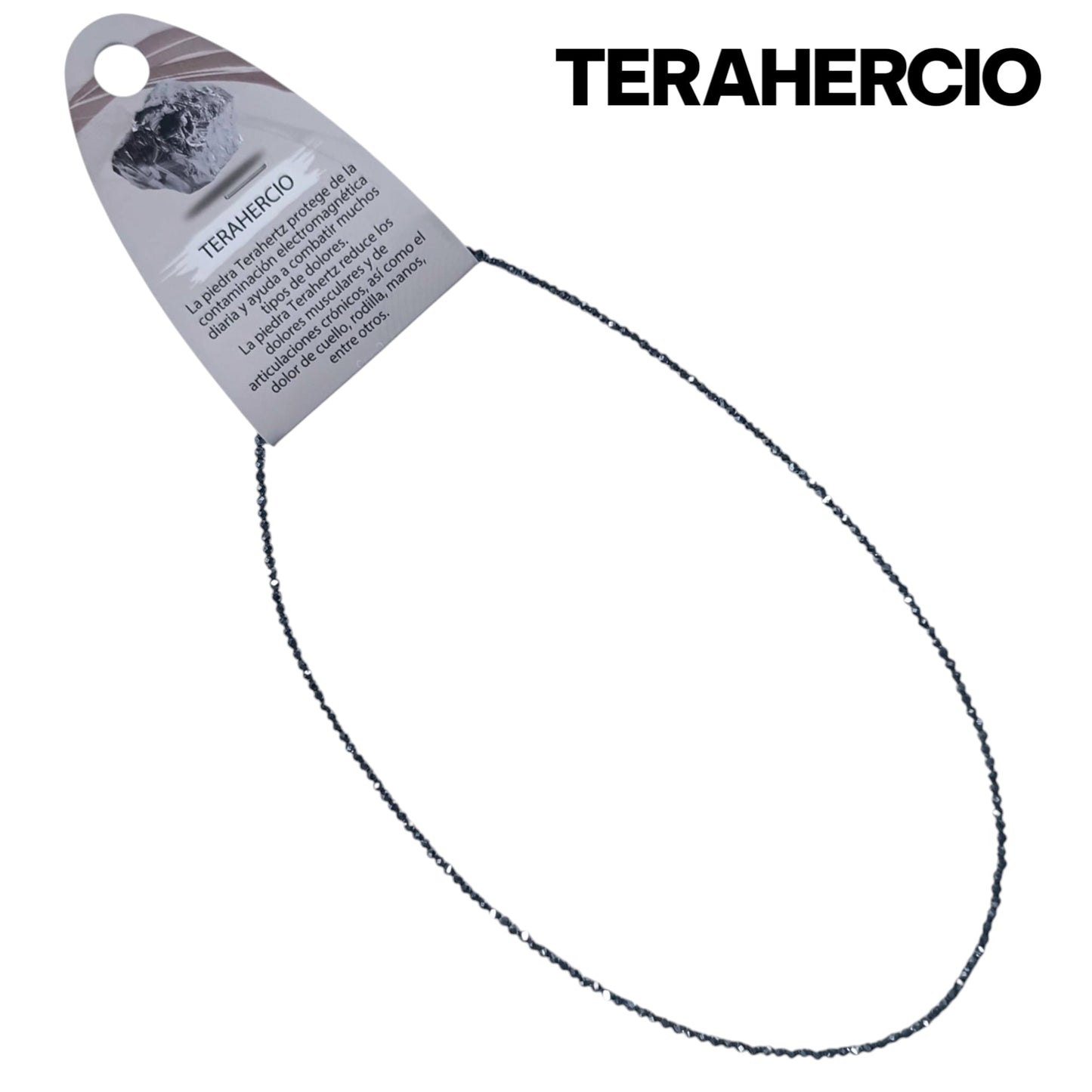 Collar Piedra Natural 2 mm 40 Cms+ 5 Cadena Extensión Con Cierre En Acero  ELIGE TU MINERAL FAVORITO TODOMINERAL