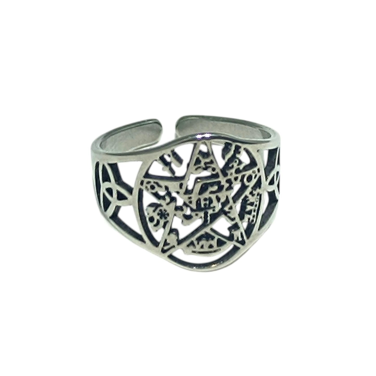 Anillo Adaptable de Acero Tetragramatón – Elige Tono TODOMINERAL