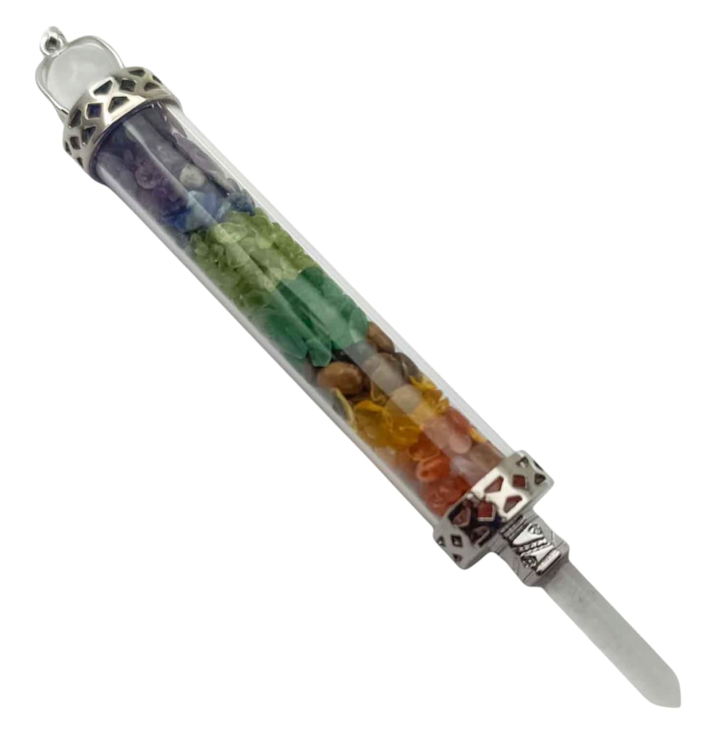 Varita de poder 13 Cms Aprox Con Mineral Chips ( ELIGE LA TUYA ) VARITAS DE PODER