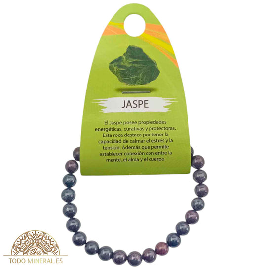 Pulsera Piedra Natural Jape Sardo 6 mm - TODOMINERAL