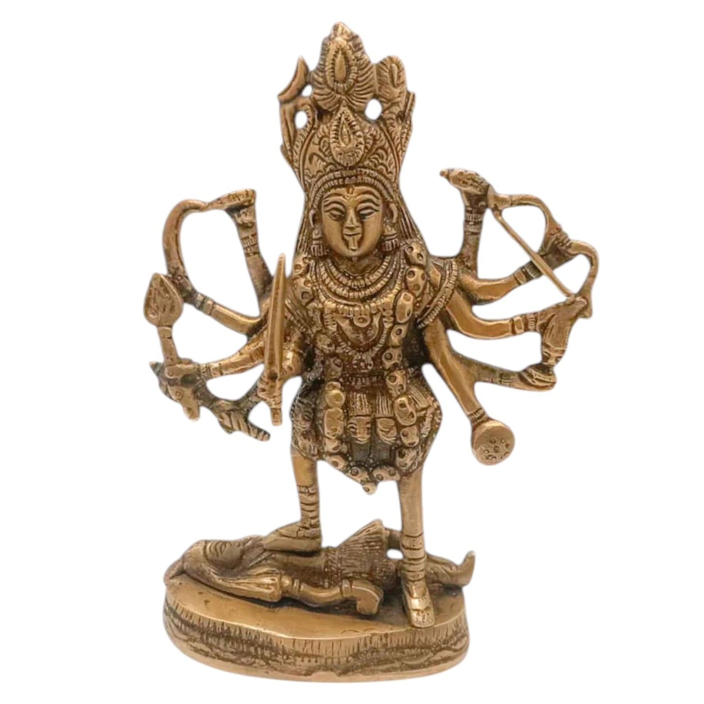 Figura Kali De Metal Laton 19x12 Cms Aprox y 1000 gramos aproximadamente TODOMINERAL