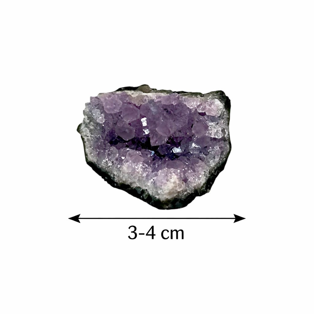 Piedra Natural Drusa Amatista En Bruto ( Elige tamaño ) (Se envía una pieza aleatoria dentro del tamaño seleccionado) TODOMINERAL