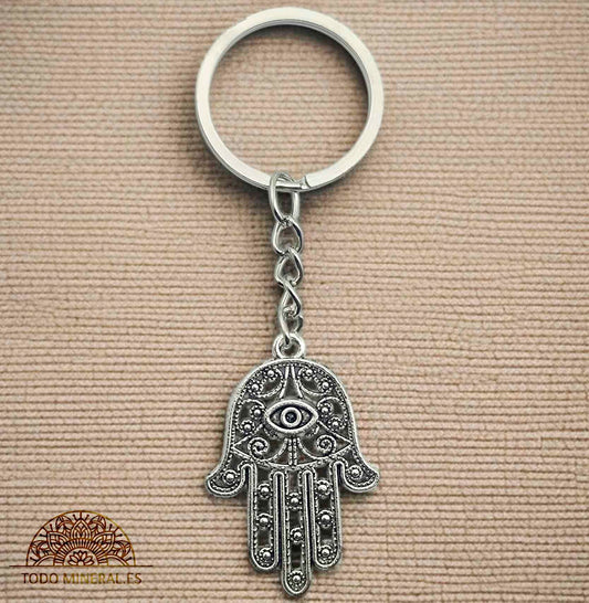 Llavero Metal Mano De Fátima - TODOMINERAL